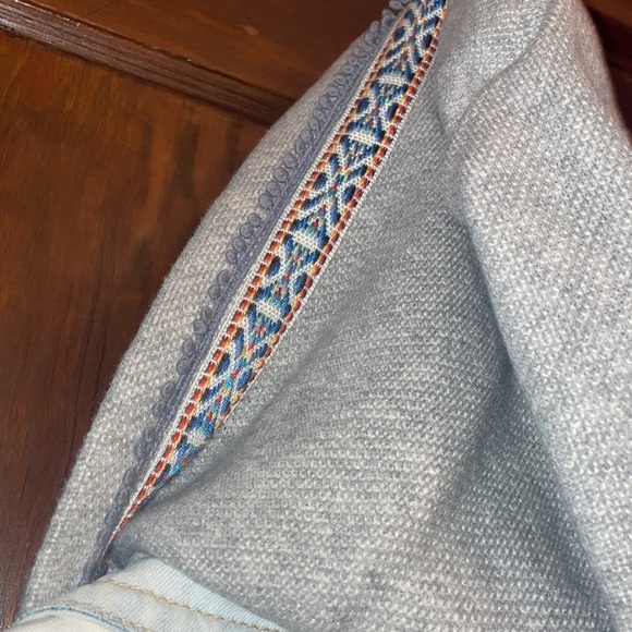 Aeropostale Jean jacket with soft grey sleeves - Picture 3 of 7